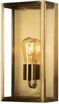 Konstsmide Wandleuchte Carpi | Stahl/klares Glas | E27 | messing |...