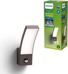 PHILIPS Splay LED-Wandleuchte, Au&szlig;enleuchte mit Bewegungsmelder,...