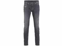 MAC Jeans Herren MACFLEXX Slim Jeans, Authentic Light Grey Used, W36/L36