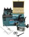 Makita RP1111CJFA Oberfr&auml;se 1.100 W inkl. D-53556 12-teiligem Fr&auml;ser-Set im MAKPAC,
