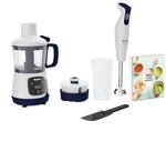 Tefal HB55W4 Yummy Gourmet Babynahrungszubereiter | inkl. Stabmixer, Spatel,