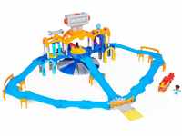 Mighty Express Mission Station Spielset - mit Push-and-Go Zug Frachter Nick,