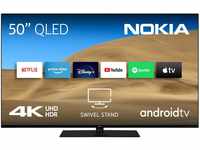Nokia 50 Zoll (126cm) QLED 4K UHD Fernseher Smart Android TV (WLAN, HDR, Triple...