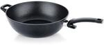 Fissler Adamant/Aluminium-Wok, Servier-Pfanne (&Oslash; 32cm - 6L) beschichtet,
