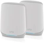 NETGEAR Orbi Tri-Band WiFi 6 Mesh-Netzwerksystem (RBK762S) &ndash; Router + 1