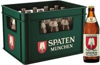 SPATEN M&uuml;nchner Hell Flaschenbier, MEHRWEG im Kasten, Helles Bier aus M&uuml;nchen...