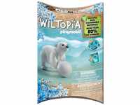 PLAYMOBIL WILTOPIA 71073 Junger Eisbär aus nachhaltigem Material inklusive...