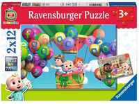 Ravensburger Kinderpuzzle 05628 - Lernen und Spielen - 2x12 Teile Cocomelon...