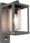 Trio Leuchten Au&szlig;en Wandleuchte Lunga 212069142, Aluminium Druckguss, Glas,...