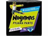 Ninjamas Absorbierende Nachthöschen Für Jungs, 9 Pyjamahöschen, 8-12 Jahre,