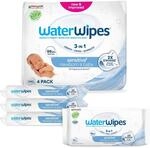 WaterWipes Sensitive+ Newborn & Baby Wipes, Feuchtt&uuml;cher f&uuml;r Neugeborene und Babys,