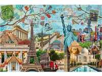 Ravensburger Puzzle 17118 - Big City Collage - 5000 Teile Puzzle für Kinder und