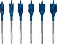 Bosch 6x EXPERT Self Cut Speed Flachfr&auml;sbohrer-Sets (f&uuml;r Weichholz, Spanplatte, &Oslash;