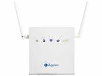 Digicom 4G LiteRoute LTE Cat4 Router (150Mbps Download und 50Mbps Upload 4G...