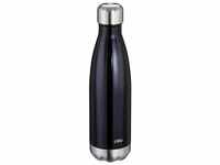 cilio ELEGANTE Trinkflasche Edelstahl schwarz, 500ml, auslaufsicher,...