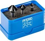 PFERD HSS Kegel-/Entgratsenker-Set, 3-tlg. | 90&deg;, &Oslash; 6,3-16,5 mm, DIN 335 C, HICOAT