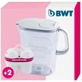 BWT Wasserfilter AQUAlizer 2,6l + 2 Magnesium Filterkartuschen. Wasserfilter