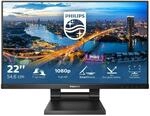 Philips 222B1TC 22 zoll FHD USB Hub Monitor, 75Hz, IPS Panel, 4ms GtG,