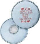 3M Partikelfilter 2138, P3R Partikelfilter mit Aktivkohle, 2 St&uuml;ck / 10 Paar, Blau