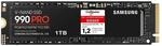 Samsung 990 PRO NVMe M.2 SSD , 1 TB, PCIe 4.0, 7.450 MB/s Lesen, 6.900 MB/s