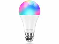 meross Smart LED Lampe, WLAN dimmbare Glühbirne intelligente Mehrfarbige Birne