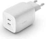 Belkin 65-W-USB-C-Ladeger&auml;t mit 2 Ports, Schnellladen mit Power Delivery 3.0 und