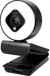 LogiLink UA0384 - Full-HD-USB-Webcam, 76&deg;, Dual-Mikrofon, Autofokus, Ringlicht,