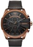 Diesel Herrenuhr Mega Chief, QuarzChronographenwerk, 51 mm, 2farbiges