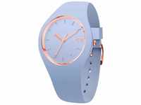 Ice-Watch - ICE glam colour Sky - Blaue Damenuhr mit Silikonarmband - 015333...