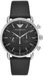 Emporio Armani Watch For Men, 2 sub dial Chronograph Movement and 43mm Case...