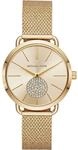 Michael Kors Damen Quartz Armbanduhr, 37.00mm Geh&auml;usegr&ouml;&Atilde;&Yuml;e mit Gold analog