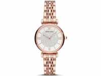Emporio Armani Uhr für Damen , Zweizeiger Uhrwerk, 32mm Rose Gold...