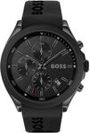 BOSS Chronograph Quarz Uhr f&uuml;r Herren Kollektion Velocity mit Schwarzes