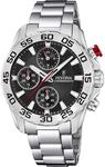 Festina Kinderuhr Analog Edelstahl 316L Silber - Quarz Chronograph - Mineralglas