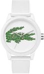 Lacoste 2011444 Herren-Armbanduhr, Lacoste.12.12-Kollektion, schwarzes Armband aus