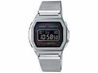 Casio Unisex Digital Quarz Uhr mit Edelstahl Armband A1000M-1BEF