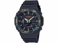 Casio Herren Analog – Digital Quarz Uhr mit Harz Armband GA-2100SU-1AER