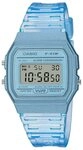 Casio Damen Digital Quarz Uhr mit Resin Armband F-91WS-2EF, Blau