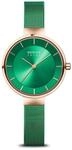 BERING Damen Uhr Solar Movement - Charity Collection mit Edelstahl und Saphirglas