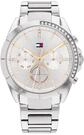 Tommy Hilfiger Multi Zifferblatt Quarz Uhr f&uuml;r Damen mit Silbernes Edelstahlarmband