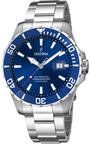 Festina Herren Automatikuhr aus Edelstahl 316L Silber Herren Analog Uhr - Kalender -
