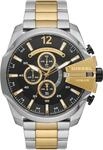 Diesel Herrenuhr Mega Chief, Chronographenwerk, 51mm TriTone Edelstahlgeh&auml;use mit