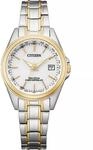 Citizen Eco Drive Radio Controlled Damen Armbanduhr aus Edelstahl in der Farbe