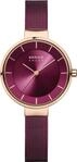 Bering Damen Solar Uhr | Armbanduhr 31 mm Edelstahlgeh&auml;use und Zifferblatt 