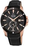 Jaguar J882/1 Herren-Armbanduhr Acamar, 44 mm, Lederarmband, Schwarz
