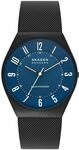 Skagen Grenen Watch for Men, Solar-Powered Three Hand Movement with Stainless Steel