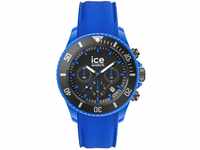 Ice-Watch - ICE chrono Neon blue - Blaue Herrenuhr mit Silikonarmband - Chrono -
