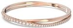 Swarovski Hyperbola Armband, Wei&szlig;er und Ros&eacute; Vergoldeter Damenarmreif mit