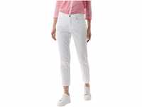 BRAX Damen Style Mary Ultralight Organic Cotton Forkortet I Jeans, Weiß, 36W /...