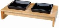 Set i&szlig;. cer&aacute;micamadera, 2 &times; 0.4 L, 36 &times; 19 &times; 7 cm, Schwarz